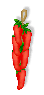 Peppers on a vine
