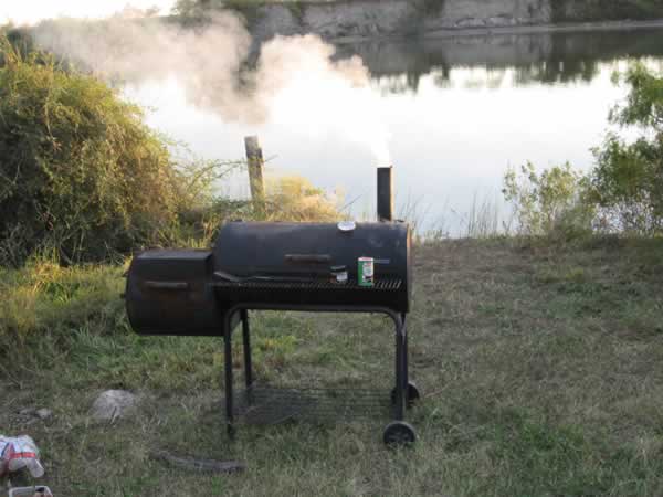 Sunset Camping with The Smoker king