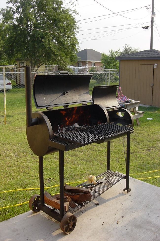 Metal Homemade Charcoal Grill Design - Diy Bbq Pit Ideas
